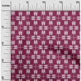 thumbnail image 1 of oneOone Polyester Lycra Fabric Arrow Sign Kasuri Print Fabric BTY 56 Inch Wide, 1 of 4