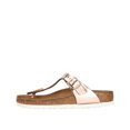 thumbnail image 1 of Birkenstock Gizeh SFB Metallic Copper Leather, 35 R EU, 1 of 1
