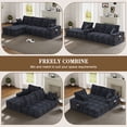 thumbnail image 2 of JARCLIC Modern L-Shaped Sectional Sofa, 108" Breathable Modular Couch with Storage Pockets, Convertible Sleeper Sofa for Living Room, Apartment (Gray), 2 of 7