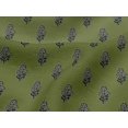 thumbnail image 4 of oneOone Viscose Jersey Fabric Leaves & Floral Block Print Fabric BTY 60 Inch Wide, 4 of 5