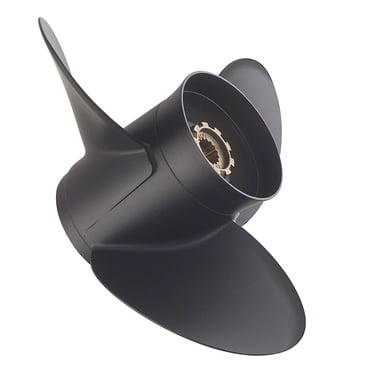 Mercury Black Max Série Sport Hélice en Aluminium - Diamètre 12,75 Pouces x Pas 21 Pouces Rotation à Droite, 77348A45