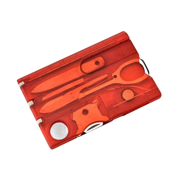 Nsxcdh Multi-functional Tool Card Multitools Hand Tools Multi Functional Tool Card Portable Combination Tool Office Supplies Letter Opener Screwdriver 8-piece Set Outdoor Tools