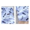 thumbnail image 4 of MIASHUI Toddler Boy Cotton Summer Short Sleeve T-Shirt and Short Set,Blue,2-3 Years, 4 of 5