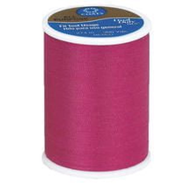 Coats & Clark™ Fil Tout Usage 100 % Polyester, 300 Verges, Bobine de Fil à Coudre en Polyester corespun Rose Foncé de Poids Moyen pour des Coutures Solides et Durables sur Tissus Tissés et Tricotés, Convient à la Couture à la machine Ou à la Main, et Est Souvent Utilisé pour l'Artisanat et la Courtepointe.