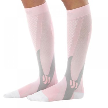 Greyghost Sport Compression Socks Men & Women, Graduated Knee High Stocking for Running Marathon, Basketball, Varicose Veins, Nursing