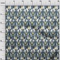 thumbnail image 2 of oneOone Polyester Lycra Tissu Arbre Style Ikat Tissu à Coudre Imprimé BTY 56 Pouces de Large, 2 of 4