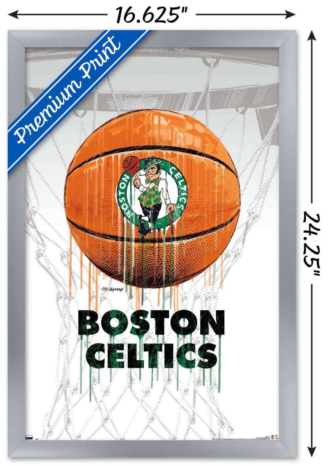 NBA Boston Celtics - Ballon goutte à 20