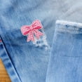 thumbnail image 4 of weibbin Bow Patches - Embroidery Bow Iron on Patch for Clothes Iron on Bows Cute Bow Patch Sticker Embroidered Applique for Sewing Jeans Shirt Hat Jacket Clothing Backpack, 4 of 6