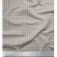 thumbnail image 1 of Soimoi Green polyester Crepe Fabric Geometrical Star Geometric Print Fabric by the Yard 52 Inch Wide, 1 of 1