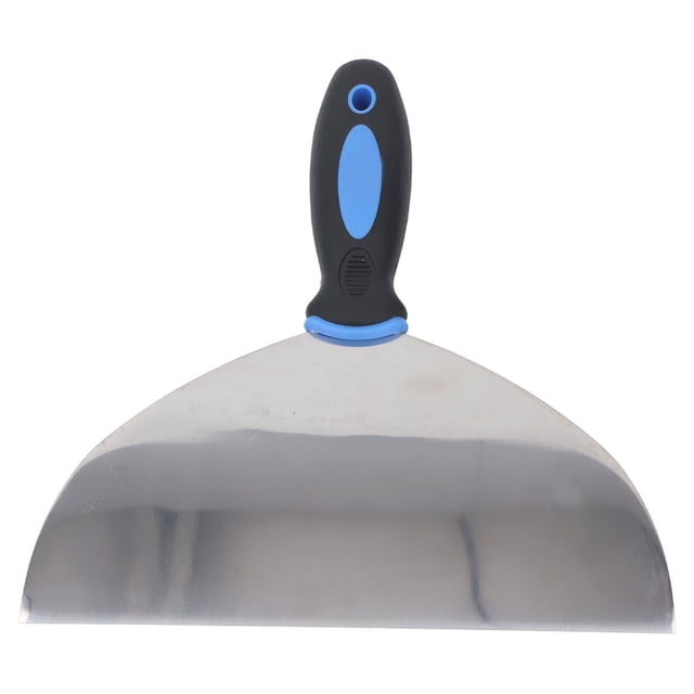 Stainless Steel Paint Scraper 8 Inch Blade Comfortable Handle Hanging Hole for Putty Wallpaper Paint Plaster 0122 Model