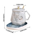 thumbnail image 2 of Ceramic Mug Gift Set with Temperature Control Pad and Spoon in Gift Box for Business Events or Small Gifts, 2 of 8
