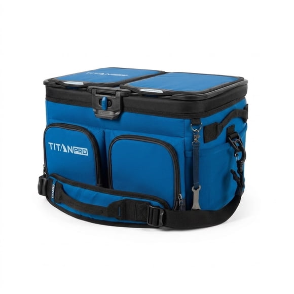 Titan Pro - 48 Can Zipperless Cooler- Blue
