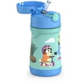 thumbnail image 2 of Thermos Kids Vacuum Insulated Stainless Steel 10 oz Straw Bottle Bluey, 2 of 6