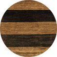 thumbnail image 1 of Ahgly Company Tapis d'Intérieur Ronds Abstraits Sedona Brun, Tapis de Zone Abstraits, 3 Pieds Rond, 1 of 6