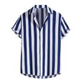 thumbnail image 1 of Birdeem Chemises pour Hommes Hommes Décontracté Mode Imprimé Col Rabattu Manches Longues Chemise Respirante Blouse Hauts Manches Courtes Col Rabattu Blouse Chemise, 1 of 9