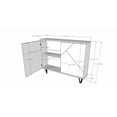 thumbnail image 2 of Nexera Slim 2-Door Storage Cabinet, 2 of 5