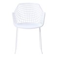 thumbnail image 3 of Moe's Home Collection Honolulu Chair, Contemporary, Outdoor, White, (Set of 2), 3 of 6