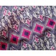thumbnail image 4 of oneOone Silk Tabby Fabric Geometric Ikat Print Sewing Fabric BTY 42 Inch Wide, 4 of 4
