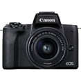 thumbnail image 1 of Canon EOS M50 Mark II + EF-M 15-45mm is STM Kit Black, 1 of 6