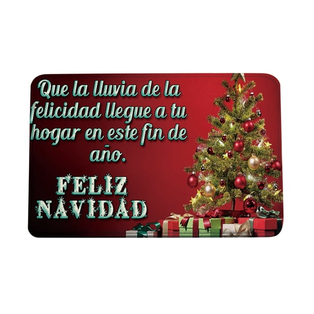 Boovnll Bathroom Rugs, Absorbent Thicken Non-Slip Backing Christmas Home Door Mat Absorbent Mat Living Room Kitchen Floor Mat, Bath Mat, Bath Mats for Bathroom
