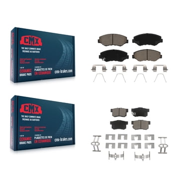 CMX Front Rear Ceramic Brake Pads Kit for Car Honda Civic Accord CR-V Element Acura ILX KCX-100105
