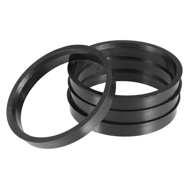 Unique Bargains Anneaux Centriques Universels de Moyeu de Voiture 71,5 mm à 63,5 mm Noirs - Lot de 4