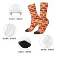 thumbnail image 4 of Lsque Chaussettes Montantes pour Hommes Imprimées Voitures Rouges, Chaussettes en Coton Douces, Durables, Respirantes et Évacuant l'Humidité avec Contrôle des Odeurs, 4 of 5