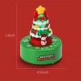 thumbnail image 3 of Christmas Tree Toy Sets, Crystal Ball Music Box, Mini Christmas Tree With Light, Rotating Snowman, 360 Rotation, Classic Christmas Song, Kids Holiday Gift, Decoration Toy, 3 of 9