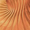 thumbnail image 1 of Ahgly Company Tapis d'Intérieur Lavable à la Machine, Carré, Transitionnel, Orange Rouge Orange, Tapis de Zone, 5 Pieds Carré, 1 of 7