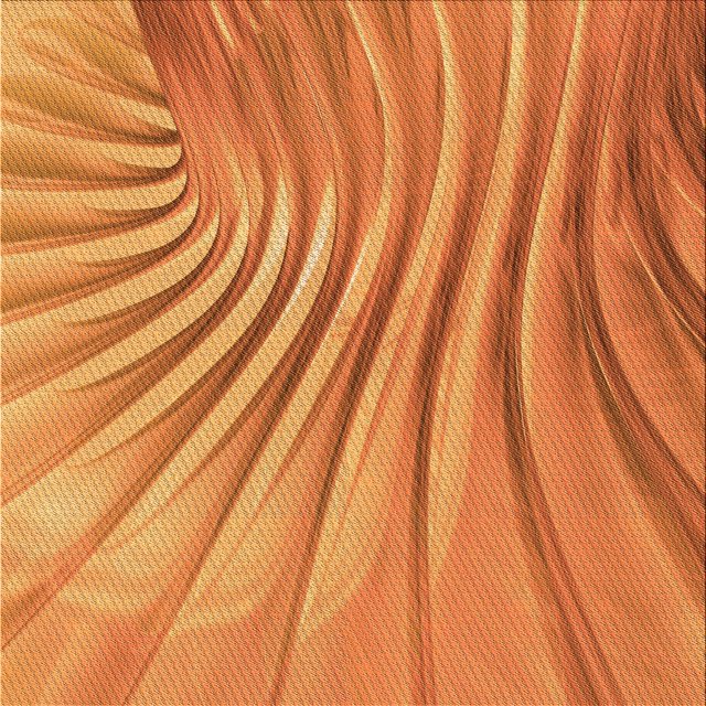 Ahgly Company Tapis d'Intérieur Lavable à la Machine, Carré, Transitionnel, Orange Rouge Orange, Tapis de Zone, 5 Pieds Carré