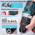 thumbnail image 3 of 13mm Rechargeable Brushless Motor Electric Impact Drill Cordless Electric Screwdriver Multifunctional Electric Drill Handheld Electric Screwdriver Electric Power Tools, 3 of 6
