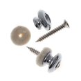 thumbnail image 2 of 2 Pcs Boutons de Guitare Tête de Champignon (Argent), 2 of 3