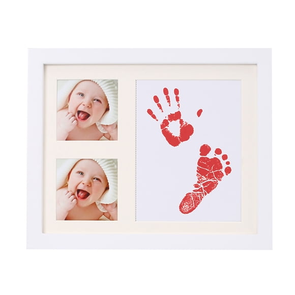 Newborn Baby Handprint and Footprint Picture Frame Kit Baby Keepsake Frames Picture Frame Kit with