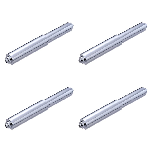 Siruishop 4Pcs Toilet Paper Holder Replacement Rods Sturdy Toilet Paper Roller Spindle Sliver