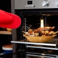 thumbnail image 2 of Ramiter Mini Silicone Oven Mitts Set Oven Mitts Heat Insulation Oven Gloves For Kitchen Cooking And Baking Protecting Fingers Mini Oven Hand Clips Mens Work Gloves Large, 2 of 4