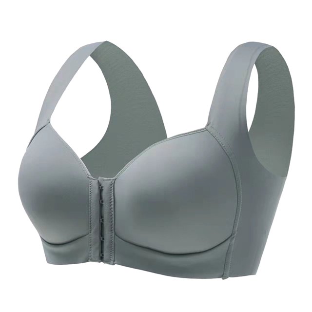 B91xZ Soutien-Gorge pour Femmes Bretelles Réglables Col Rond, Gris 48