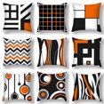 thumbnail image 5 of 2 Pcs Abstract Cushion Cover Geometric Pillow Case Sofa Decorative, 45*45cm #25, 5 of 5