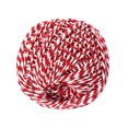 thumbnail image 1 of Thread Cotton Sewing Rope Twist Color Sewing Cord DIY Handicraft Woven String Knitting Supplies, Red and White, 1 of 9
