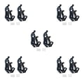 thumbnail image 1 of maskred 2PCS Mount For Roof Rack Mount Mount Accessories Wall Mounting Brackets For Roof Rack Truck Boats Black 5Set, 1 of 6