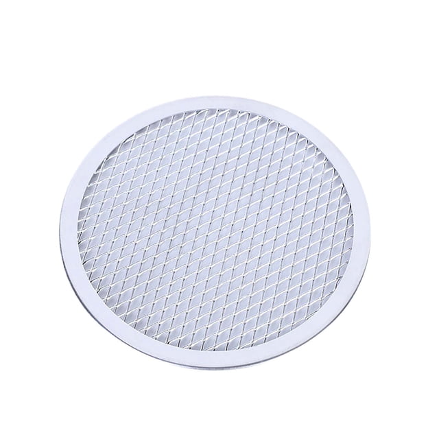 EGNMCR Aluminum Pizza Mesh Pizza Thickened Mesh Mesh Tool Grill Baking Pizza Circle Pizza plate