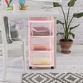 thumbnail image 3 of Sterilite 3 Drawer Cart, Pink, 3 of 6