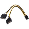 thumbnail image 3 of Ax Gear Dual SATA Power to 6Pin PCI-E Cable Converter for PCI Express Video Card (New), 3 of 6