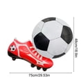 thumbnail image 3 of EGNMCR Home Decor, Room Decor, Wall Decor Soccer-themed Balloons And Soccer Shoe-shaped Inflatable Models And Soccer Party Decorations And Sports Meet Photo Props Plastics balloons, 3 of 6
