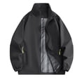 thumbnail image 1 of Imperméable pour Femme, Coupe-Vent pour Tenues de Randonnée, Manteau Décontracté d'Extérieur à Manches Longues, 1 of 2