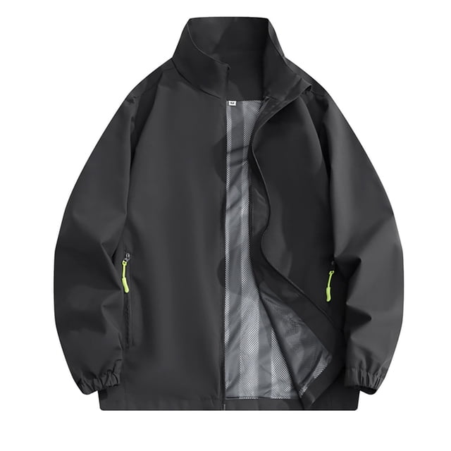 Imperméable pour Femme, Coupe-Vent pour Tenues de Randonnée, Manteau Décontracté d'Extérieur à Manches Longues