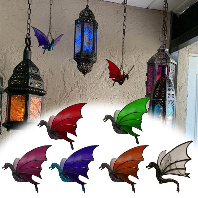 Suspension en Résine de Verre Suspendue - Décoration Colorée Intérieure/extérieure pour Salon, Jardin et Patio
