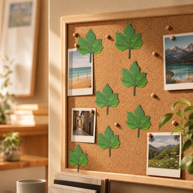Note Remender Maple Leaf Shaped Sticky Notes, Colorful Self-Adhesive Memo Pads for ...