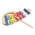 thumbnail image 1 of Amdohai Wood Pine Xylophone 8-Note Glockenspiel 3mm Colorful Aluminum Plate, 1 of 6