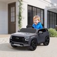 thumbnail image 2 of Aosom 12V Licensed Chevrolet TAHOE Ride on Car, Toddler Electric Car Grey, 2 of 9
