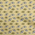 thumbnail image 1 of oneOone Silk Tabby Beige Fabric Eye Print Sewing Craft Projects Fabric Prints By Yard 42 Inch Wide, 1 of 5